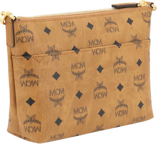 Genti de mana MCM Aren Visetos Shoulder Bag COGNAC Barbati (BM 16645272) 3