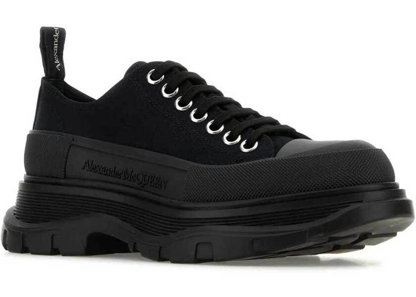 Sneakers Alexander McQueen Tread Slick Sneakers BLACK/WHITE Femei (BM 16645446) 2