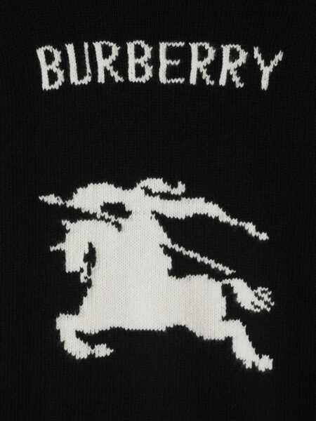 Pulovere Burberry Burberrys Equestrian Knight logo sweater BLACK Barbati (BM 16646061) 5
