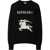 Burberry Burberry's Equestrian Knight logo sweater BLACK