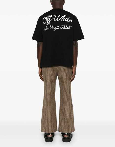 Tricouri Off-White Script Skate T-Shirt BLACK - WHITE Barbati (BM 16646106) 2
