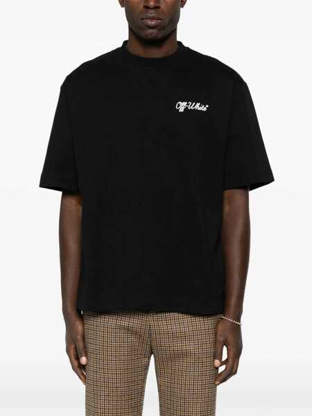 Tricouri Off-White Script Skate T-Shirt BLACK - WHITE Barbati (BM 16646106) 3
