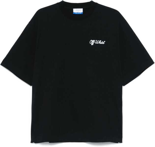 Tricouri Off-White Script Skate T-Shirt BLACK - WHITE Barbati (BM 16646106) 1