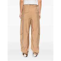 Imbracaminte Dama pagina 621 - Pantaloni casual Ganni Ganni Light Slub High Waist Pocket Pants Beige Femei (BM 16650435) - B-mall.ro