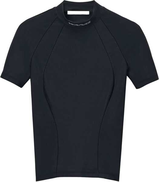 Tricouri Alexander Wang Rash Guard T-Shirt With Logo BLACK Femei (BM 16651017) 1