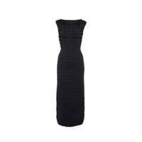 Rochii Alaia 3D-Stripe Midi Dress Femei