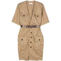 Rochii Saint Laurent Knee-Length Saharienne Dress Femei