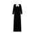 Saint Laurent Saint Laurent Velvet Long Dress Black