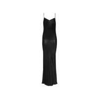 Rochii Saint Laurent Satin Long Dress Femei