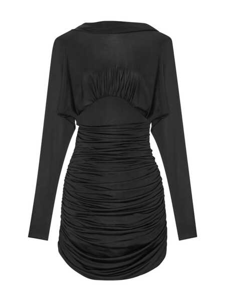 Rochii Saint Laurent Saint Laurent Cowl Back Mini Dress Black Femei (BM 16651122) 2