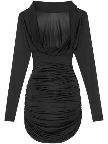 Rochii Saint Laurent Saint Laurent Cowl Back Mini Dress Black Femei (BM 16651122) 1
