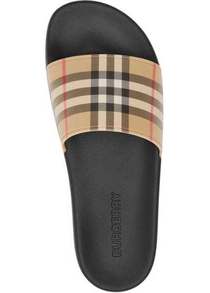 Sandale Burberry Furley Sandals ARCHIVE BEIGE IP CHK Femei (BM 16651518) 4