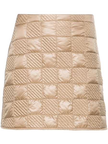 Fuste Moncler Moncler Quilted Skirt Beige Femei (BM 16652385) 1
