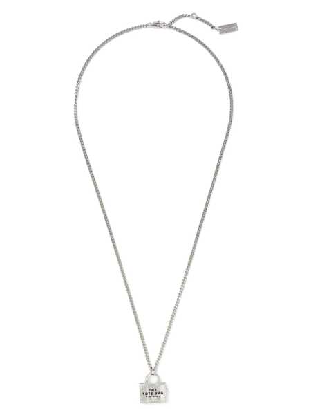 Bijuterii Marc Jacobs Marc Jacobs The Tote Bag Pendant Necklace LIGHT ANTIQUE SILVER Femei (BM 16652424) 1