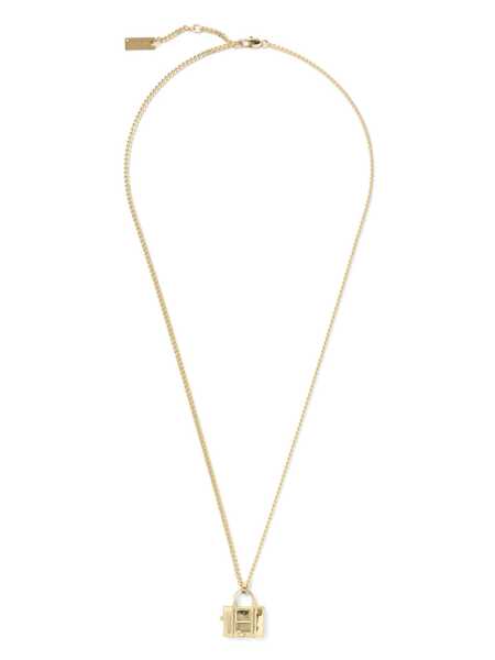 Bijuterii Marc Jacobs Marc Jacobs The Tote Bag Pendant Necklace LIGHT ANTIQUE GOLD Femei (BM 16652427) 3