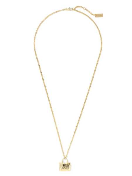 Bijuterii Marc Jacobs Marc Jacobs The Tote Bag Pendant Necklace LIGHT ANTIQUE GOLD Femei (BM 16652427) 1