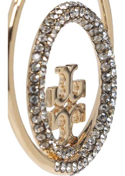 Cercei Tory Burch Miller Hoop Earrings GOLD Femei (BM 16656105) 4