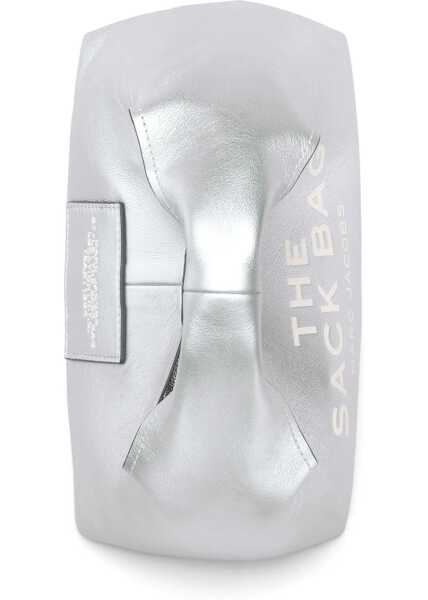 Genti de mana Marc Jacobs The Sack Mini Bag SILVER Femei (BM 16656120) 4