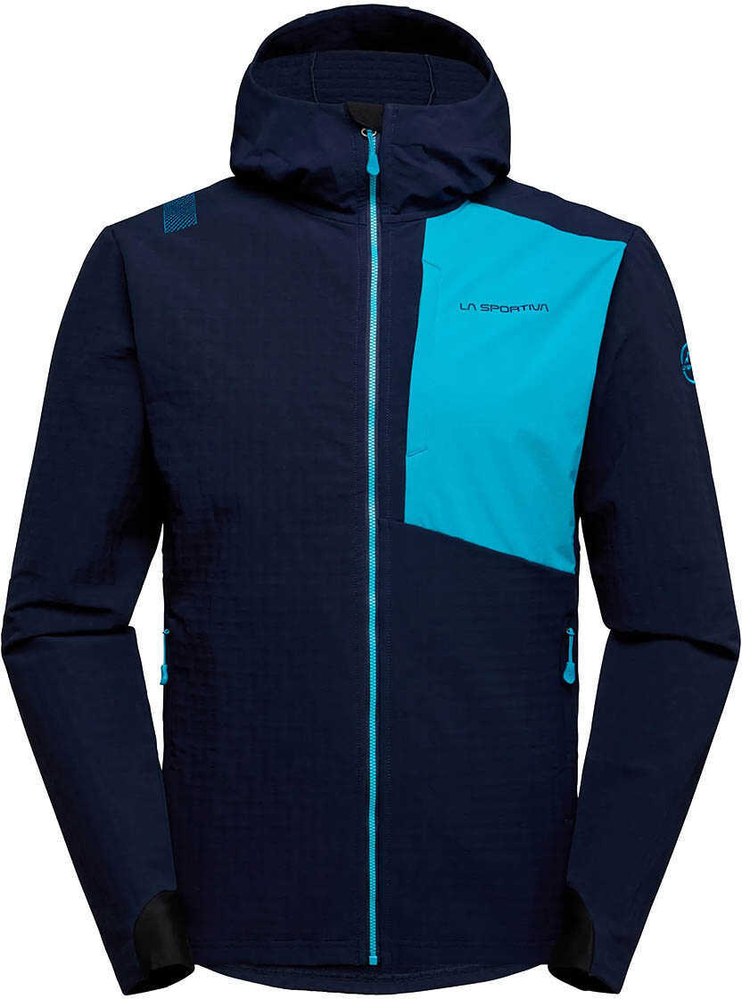 Jachete La Sportiva Descender Storm Jkt M Deep Sea/Tropic Blue Navy/Blue Barbati (BM 16656711) 1
