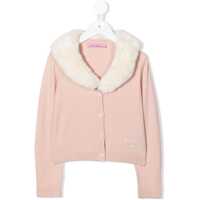 Pulovere casual Cardiganl Faux Fur Collar Fete