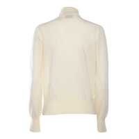 Pulovere forte_forte Dama - Pulovere forteforte ForteForte High Neck WHITE Femei (BM 16657743) - B-mall.ro