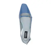 Balerini CAREL PARIS Dama - Balerini CAREL PARIS Ninon Blue Slingback Ballet Shoes In Leather Woman BLUE Femei (BM 16658916) - B-mall.ro