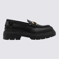 Mocasini Salvatore Ferragamo Black Leather Loafers Femei