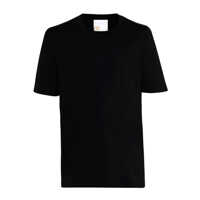Tricouri Marco Pescarolo Short-Sleeved T-Shirt In Black Cotton Barbati