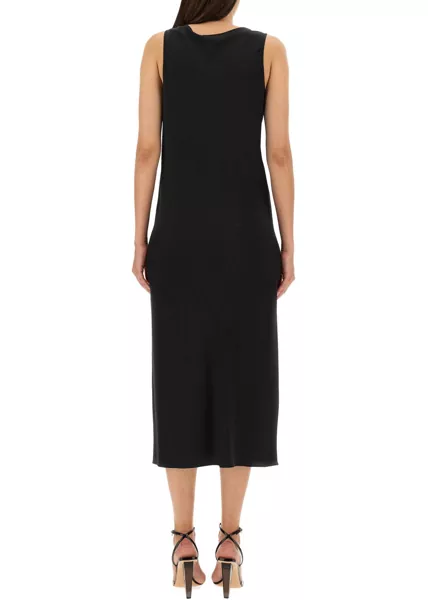 Rochii casual SPORTMAX Silk Dress BLACK Femei (BM 16664490) 3