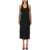 SPORTMAX Silk Dress BLACK