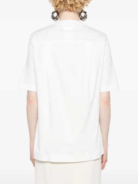 Tricouri SPORTMAX Howl T-Shirt WHITE Femei (BM 16665126) 4