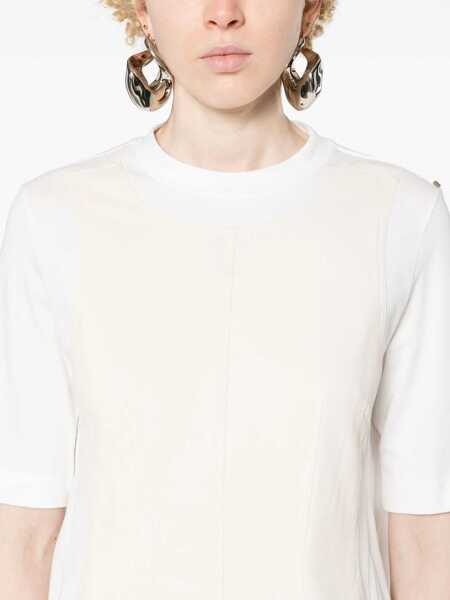 Tricouri SPORTMAX Howl T-Shirt WHITE Femei (BM 16665126) 5