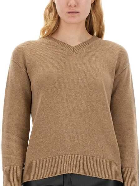 Pulovere Max Mara V-Neck Sweater BEIGE Femei (BM 16665141) 4