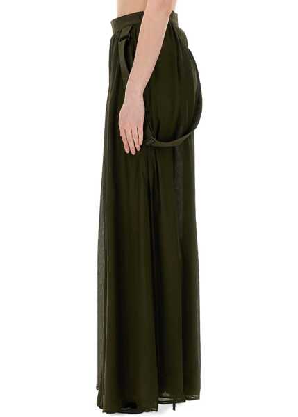 Fuste casual Max Mara Jedy Skirt MILITARY GREEN Femei (BM 16665222) 4