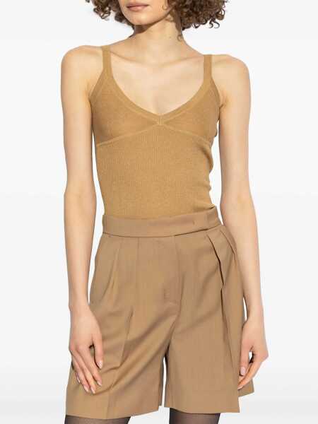 Bluze Max Mara Top Gallura BEIGE Femei (BM 16665309) 3