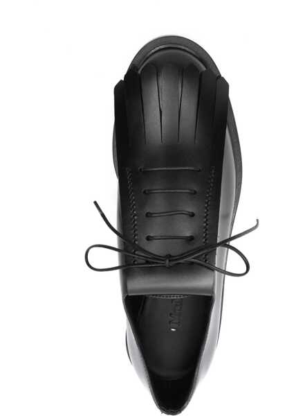 Pantofi casual Max Mara Leather Derby. BLACK Femei (BM 16665429) 4