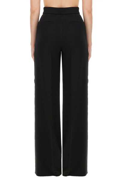 Pantaloni casual Max Mara Pants Piano Holm Oak BLACK Femei (BM 16665519) 4