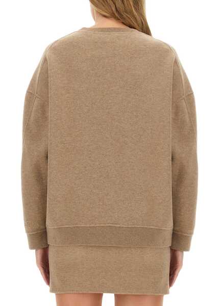 Pulovere casual Max Mara Jersey Elvira BEIGE Femei (BM 16665546) 3