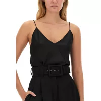 Topuri Max Mara Dama - Bluze Max Mara Top Metello Piano BLACK Femei (BM 16665594) - B-mall.ro
