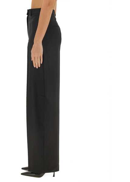 Pantaloni casual SPORTMAX Pants Ampezzo1234 BLACK Femei (BM 16665633) 4