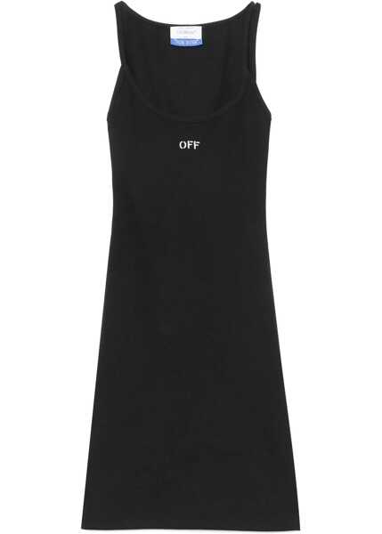 Rochii casual Off-White Dress With Logo BLACK Femei (BM 16665795) 1