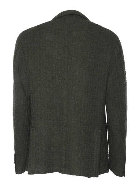 Paltoane Brando-Lubiam Single-breasted jacket Green Barbati (BM 16666572) 2