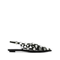 Balerini The Attico Grid Slingback Ballets Femei