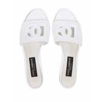 Sandale Dolce & Gabbana Dama - Sandale Dolce & Gabbana Dolce & Gabbana Leather Slides WHITE Femei (BM 16681434) - B-mall.ro