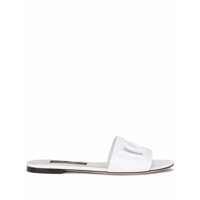 Sandale Dolce & Gabbana Leather Slides Femei