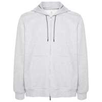 Bluze de trening Brunello Cucinelli Cotton Blend Zipped Hoodie Barbati