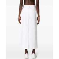 Fuste Valentino Garavani Dama - Fuste Valentino Garavani Compact Popeline Skirt WHITE Femei (BM 16690128) - B-mall.ro