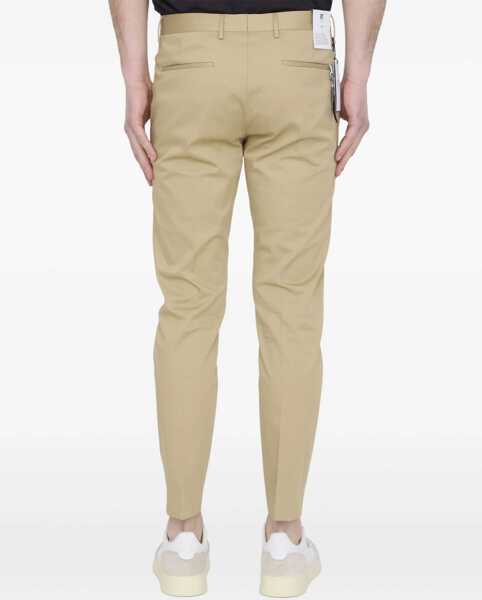 Pantaloni casual PT TORINO Cotton Trousers BEIGE Barbati (BM 16690179) 3