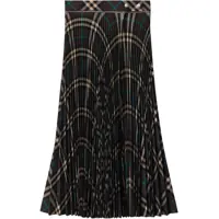 Fuste Check Pleated Skirt Femei