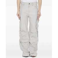 Pantaloni casual Leather Cargo Pants Femei